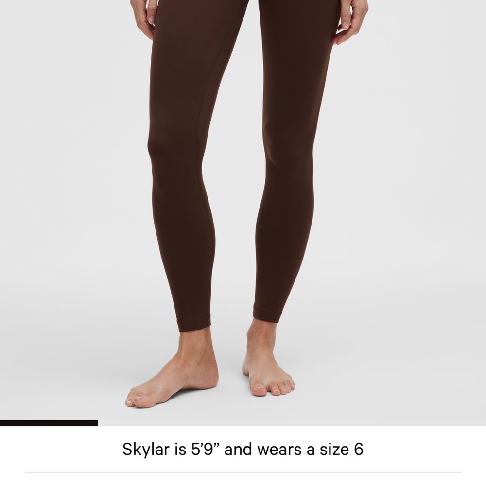 Lululemon Athletica Chocolate Brown Leggings